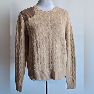 RLBL Tan/Beige Cable Knit Sweater